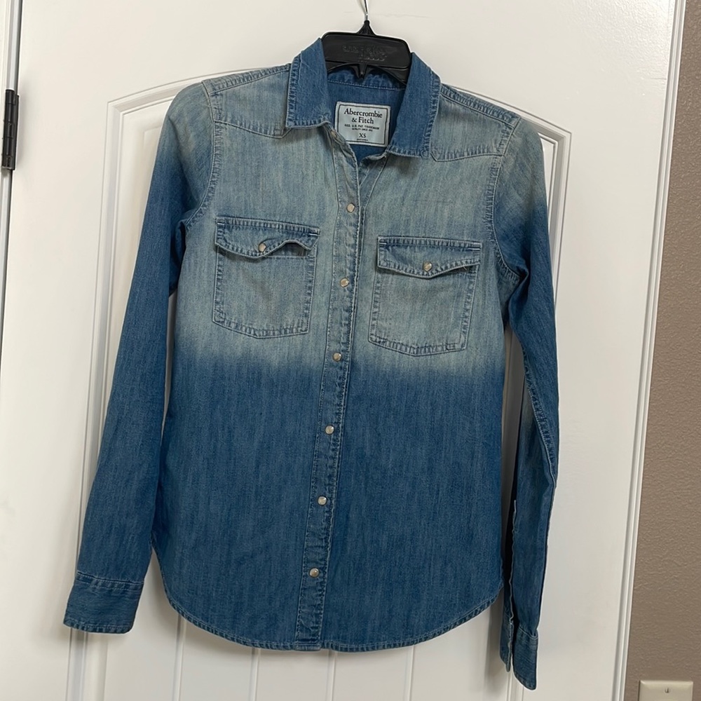 Abercrombie and Fitch Women’s denim shirt.